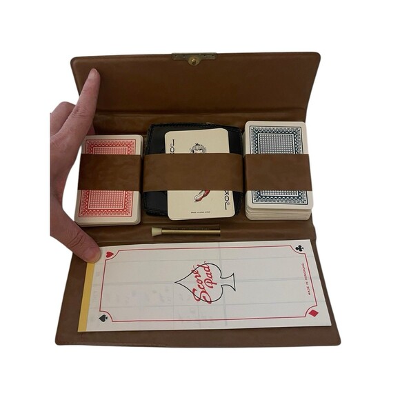 Vintage Playing Cards In Case With Coasters - Picture 4 of 10